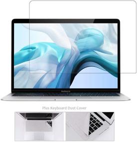 img 4 attached to 💻 FORITO Tempered Glass Screen Protector for 2020-2018 MacBook Air 13 Inch /2020-2016 MacBook Pro 13 Inch + Bonus Large Keyboard Protector Cloth, 9H Hardness