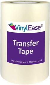 img 3 attached to 🎵 Vinyl Ease Clear Application/Transfer Tape: 12" x 300' Roll for Cricut, Silhouette, and More - V0801