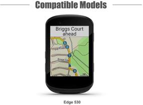 img 3 attached to 🚲 Silicone Protective Cover for Garmin Edge 530 - TUSITA Cycling GPS Computer Accessories