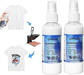 img 4 attached to 🎨 CAPLINK Magic Prep Sublimation Fluid Spray: High Gloss Coating for Cotton Polyester Fabric, Perfect for Polyester, Canvas, and Hard Surfaces - Quick Dry and Long-lasting Finish! (2pcs X 100ml)