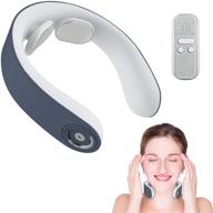 🔋 cordless neck massager with heat: 5 modes, 15 speeds for office, home & travel logo