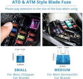 img 1 attached to 🚗 MJIYA Automotive Fuses Assortment - 242PCS Car Fuses Kit, 3/5/7.5/10/15/20/25/30/35/40 Amp Auto Blade Fuse for Car, Truck, Boat, Marine, RV, SUV, Trike, Vehicles - Audio Reset System Included (242 Pcs)