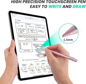 img 3 attached to 🖊️ Acer Chromebook Spin 11 Touchscreen Stylus Pen - Rsepvwy Active Stylus Digital Pen with 1.5mm Ultra Fine Tip Stylist Pencil, Pink