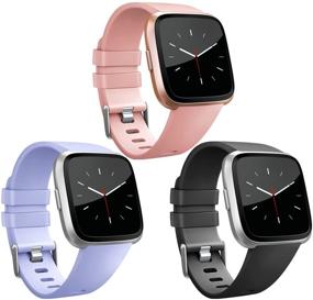 img 4 attached to 🌈 Ремешок Vancle совместим с Fitbit Versa - классические аксессуары для замены браслетов для умных часов Fitbit Versa