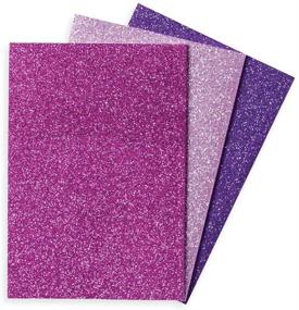 img 2 attached to 📔✨ OOLY Glitter Notebooks Set - Amethyst and Rhodolite - Pack of 3