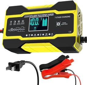 img 4 attached to 🔋 NEXPEAK 10-Amp 12V Car Battery Charger with LCD Screen - Intelligent Automatic Battery Charger/Maintainer for Cars, Boats, Motorcycles, Lawn Mowers, and More
