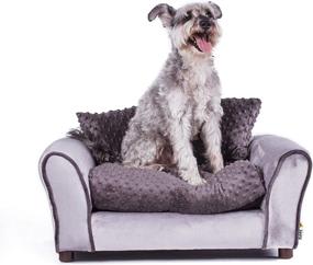 img 4 attached to Keet Westerhill Pet Sofa Bed: Plush 🐾 Comfort and Stylish Design for Your Beloved Pet