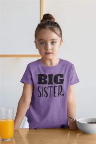 img 1 attached to Adorable Sister Announcement Toddler Shirts: Elevate Your Girls' Clothing Collection