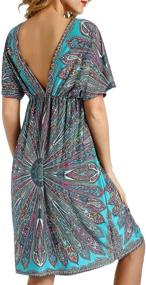 img 1 attached to 👙 CHERRY CAT Women's Colorful Swimsuit Cover Ups - Stylish Clothing for Swimsuits & Cover Ups