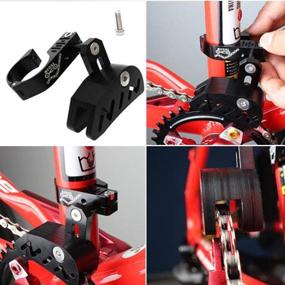 img 1 attached to 🚴 Bike Chain Guide - MTB Bike Protector for Road and Mountain Cycling - Single Disc Sprocket with Hollowed Design - Smooth Drive - Black