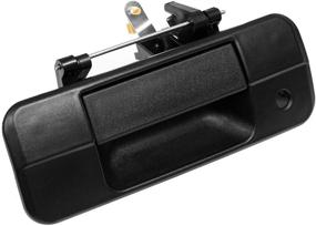 img 4 attached to Ручка замка задней двери с отверстием для ключа для Toyota Tundra 2007-2013, заменяет # 69090-0C040, 690900C040, 81213