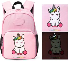 img 2 attached to Adorable Mommore Unicorn Backpack for 🦄 Preschoolers & Toddlers – Quality Kids' Backpacks