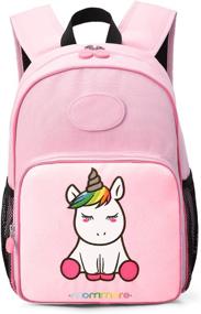 img 4 attached to Adorable Mommore Unicorn Backpack for 🦄 Preschoolers & Toddlers – Quality Kids' Backpacks