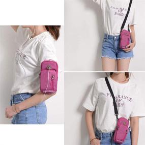 img 1 attached to Wristband Cellphone Crossbody Shoulder Wristlet