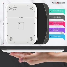 img 2 attached to Pohl Schmitt Mechanical/Digital Food Kitchen Scale - Multi-Transducer Precision Scale with Auto Shut-Off (Batt. Incl.), Black