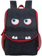 🎒 black wildlings children's backpack by zipit - 11.81"x9.84"x16.14" (zbp-wd-bg) logo