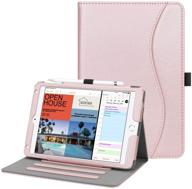 📱 fintie ipad mini 4 case - corner protection, multi-angle viewing & auto wake/sleep, rose gold, compatible with ipad mini 5th gen 2019 logo