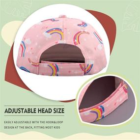 img 3 attached to Outdoor Boys' Accessories: Adjustable Toddler Trucker Baseball Cap