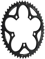 🔘 black 50t 110mm sram/truvativ force/rival/apex chainring paired with 36t logo