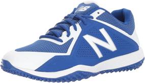 img 4 attached to New Balance T4040V4 Baseball Black Men's Shoes