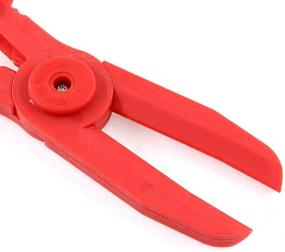 img 1 attached to 🔧 Swpeet 3 Piece Red Line Clamps Flexible Hose Clamps Pliers Kit - Brake Hoses, Fuel Hoses, Coolant Hoses - Most Flexible 15mm, 20mm, and 25mm Hose Clamps