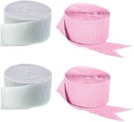 розовые и белые гофрированные бумажные гирлянды: добавьте патриотическую нотку с качественными декоративными изделиями ручной работы, сделанными в сша. логотип