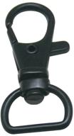 🔒 tianbang black 0.55" d ring lobster clasp claw swivel: pack of 20 for straps logo