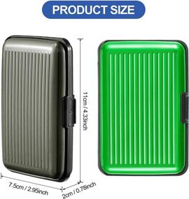 img 3 attached to Ultimate Aluminum Business Organizer: Premium Blocking Protector for Men's Accessories