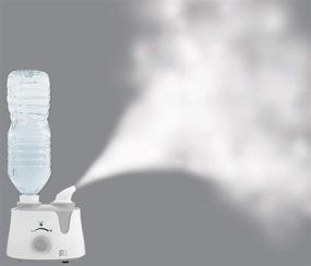 img 2 attached to Perfect Aire Personal Travel Humidifier - Ultrasonic Cool Mist with Auto Shut-Off, Ideal for Travel & Small Spaces at Home, Office, Hotels