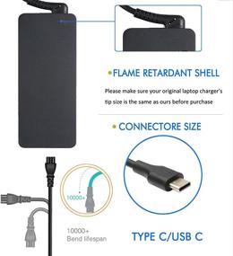 img 2 attached to 🔌 65W 45W USB C Charger Power Adapter for Acer Chromebook R13 11 11A G6 EE Convertible CB5-312T N16Q12 N17Q5 N18Q1 N15Q13 PA-1450-78 PA-1450-80 A16-045N1A ADP-45PE B Chromebook 15 CB315-1H" - Optimized Product Title: "65W 45W USB C Charger Power Adapter for Acer Chromebook R13, Chromebook 11, 11A G6 EE Convertible CB5-312T, N16Q12, N17Q5, N18Q1, N15Q13, PA-1450-78, PA-1450-80, A16-045N1A, ADP-45PE B, Chromebook 15 CB315-1H