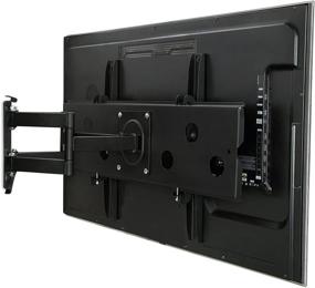 img 2 attached to 📺 Full Motion TV Wall Mount by Mount-It! - Heavy-Duty Dual Arm Articulating Bracket for 50-70 Inches Screens - VESA Compatible up to 800x450mm - 200 Lbs Load Capacity