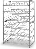 🗄️ stackable can rack organizer, trending 2-pack can storage dispenser for kitchen cabinet or pantry, holds up to 72 cans, chrome логотип