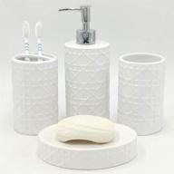 🛀 enhance your bath decor with caa's 4-piece ceramic bathroom accessories set logo