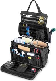 img 4 attached to Enhanced Law Enforcement Patrol Bag: Tactical Police Bag [2021 Edition] - Versatile Range Bag & Seat Organizer with Ample Storage and Comfort. Rugged & Water-Resistant Design. Laptop Compartment. Fits Passenger Seat
