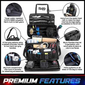 img 1 attached to Enhanced Law Enforcement Patrol Bag: Tactical Police Bag [2021 Edition] - Versatile Range Bag & Seat Organizer with Ample Storage and Comfort. Rugged & Water-Resistant Design. Laptop Compartment. Fits Passenger Seat