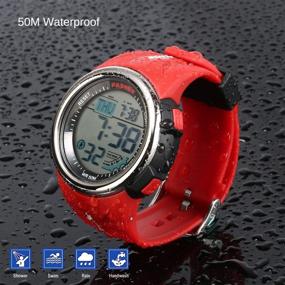 img 1 attached to Teenagers Multifunctional Waterproof Backlight Chronograph