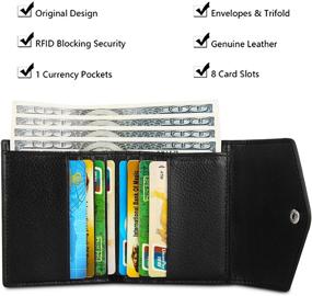 img 2 attached to Womens Blocking Wallet Bifold Leather Women's Handbags & Wallets