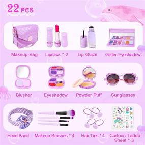 img 2 attached to 💄 Enchanting Meland Pretend Play Makeup Set for Imaginative Girls