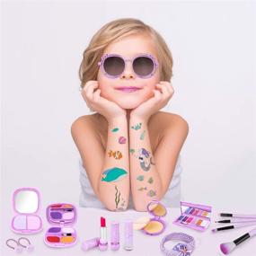 img 3 attached to 💄 Enchanting Meland Pretend Play Makeup Set for Imaginative Girls