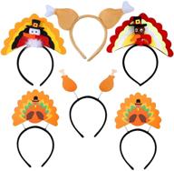 elcoho thanksgiving headbands drumstick halloween logo