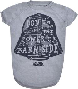 img 4 attached to 🐶 Star Wars Dog Tee: Unleash the Power of My Bark Side! (Size Large)