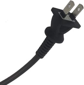 img 1 attached to 1FT BolAAzuL Short Extension Power Cord - 2 Prong Male to Female Indoor/Outdoor Extension Plug - Black Exterior - Ideal for Christmas Lights