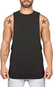 img 4 attached to PAIZH Men's Gym Tank Tops - Enhanced Fit for Muscle Workout, Bodybuilding, and Fitness