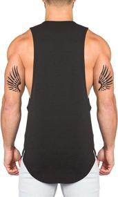 img 2 attached to PAIZH Men's Gym Tank Tops - Enhanced Fit for Muscle Workout, Bodybuilding, and Fitness