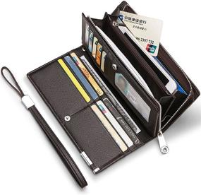 img 3 attached to 👛 Huztencor Wallets: Stylish Leather Blocking Wallet for Men's Accessories, Card Cases & Money Organizers