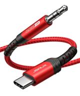 jsaux usb c к 3.5 мм аудио аудио разъем кабель [3.3ft] - hi-fi тип c к 3.5 мм наушниковый стерео кабель автомобиль, совместимый с ipad pro 2018, google pixel 4 3 2, samsung galaxy s21 s20 ultra note 20 10, oneplus логотип