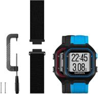 тканый нейлоновый ремешок leiou, совместимый с ремешком garmin forerunner 25, сменным спортивным сетчатым ремешком для часов логотип