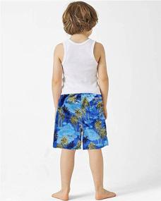 img 3 attached to EULLA Boys Swim Trunks: Quick Dry Beach Swim Shorts with UPF 50+ Protection for Kids
