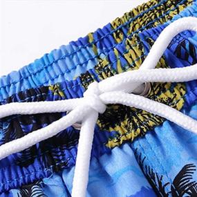 img 1 attached to EULLA Boys Swim Trunks: Quick Dry Beach Swim Shorts with UPF 50+ Protection for Kids