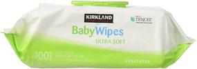 img 1 attached to 👶 Kirkland Signature Unscented Baby Wipes - 100 Count Ultra-Soft Wipes